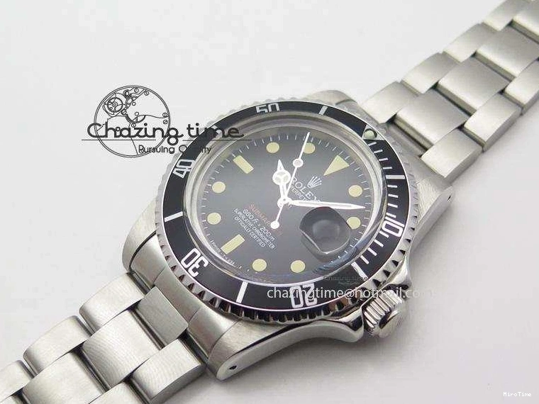 MiroTime 0402 SoftTouch Vintage 1680 JKF Best Edition Red Submariner On Bracelet A 3982